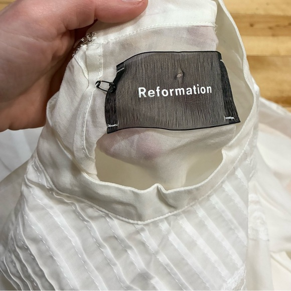 NEW. Reformation Charleston Blouse. NWT - Picture 6 of 7